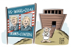 karikatur-schwarwel-clinton-trump-wahl-us-usa