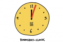 Putins Atomschlag-Drohung: Doomsday Clock bei 100 Sekunden bis Mitternacht