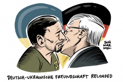 Annäherung zwischen den Präsidenten: Selenskij lädt gesamte deutsche Staatsspitze in die Ukraine ein