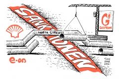 schwarwel-karikatur-eon-gazprom-sanktionen