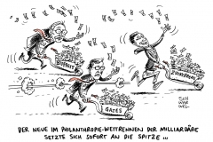 karikatur-schwarwel-zuckerberg-gates-wettrennen-philantropie