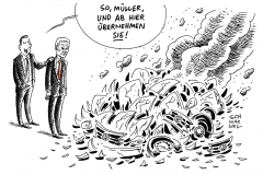 schwarwel-karikatur-vw-volkswagen-autoindustrie-autohersteller-crash-vorstandschef-dieselgate