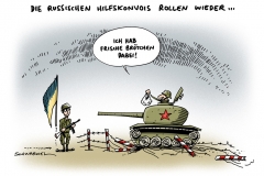 schwarwel-karikatur-ukraine-ostukraine-militaer-panzer-konflikt