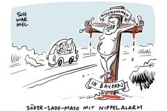 Überall muss Kruzifix hängen: Bayern zwingt Behörden das Kreuz auf