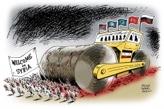 karikatur-schwarwel-syrien-krieg-konferenz-muenchen