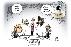 schwarwel-karikatur-essen-merkel-obama