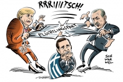 karikatur-schwarwel-merkel-erdogan-griechenland-fluechtlinge