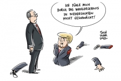 Druck auf Kanzlerin wächst: Niedersachsen-Ergebnis Niederlage für Merkel