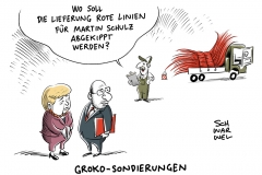 SPD zieht vor Gesprächen über Regierungsbildung viele rote Linien: SPD-Vorstand will „ergebnisoffen“ mit Union sprechen