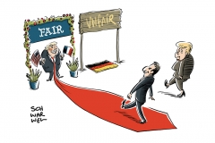 Europa-Woche im Weißen Haus: Merkel und Macron treffen Trump