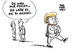Merkel im Attackemodus Noch-Kanzlerin dominiert Generaldebatte