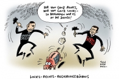 schwarwel-karikatur-griechenland-regierungsbuendnis-links-rechts