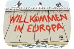 karikatur-schwarwel-flüchtlinge-flüchtlingskrise