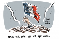 karikatur-schwarwel-macron-le-pen-wahl-frankreich-praesident