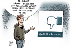 schwarwel-karikatur-dislike-facebook-hass-hetzte-rassismus