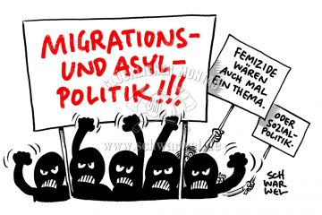 Migration als herrschendes Wahlkampfthema: Asyldebatte mit Schieflage