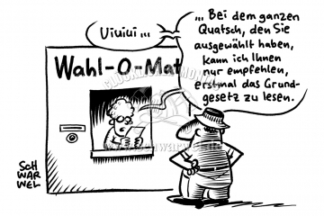 Ein Tag nach Online-Schaltung: Rekordbeteiligung bei Wahl-O-Mat