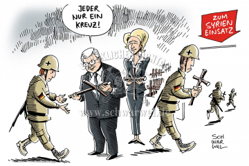 karikatur-schwarwel-einsatz-bundeswehreinsatz-von-der-leyen-syrien