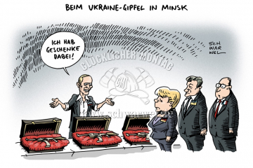 schwarwel-karikatur-gipfeltreffen-ukraine-merkel