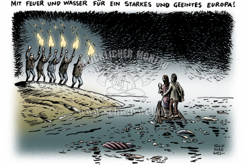 schwarwel-karikatur-fluechtlinge-europa-eu-fluechtlingspolitik