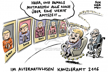 karikatur-schwarwel.angela-merkel-vierte-amtszeit